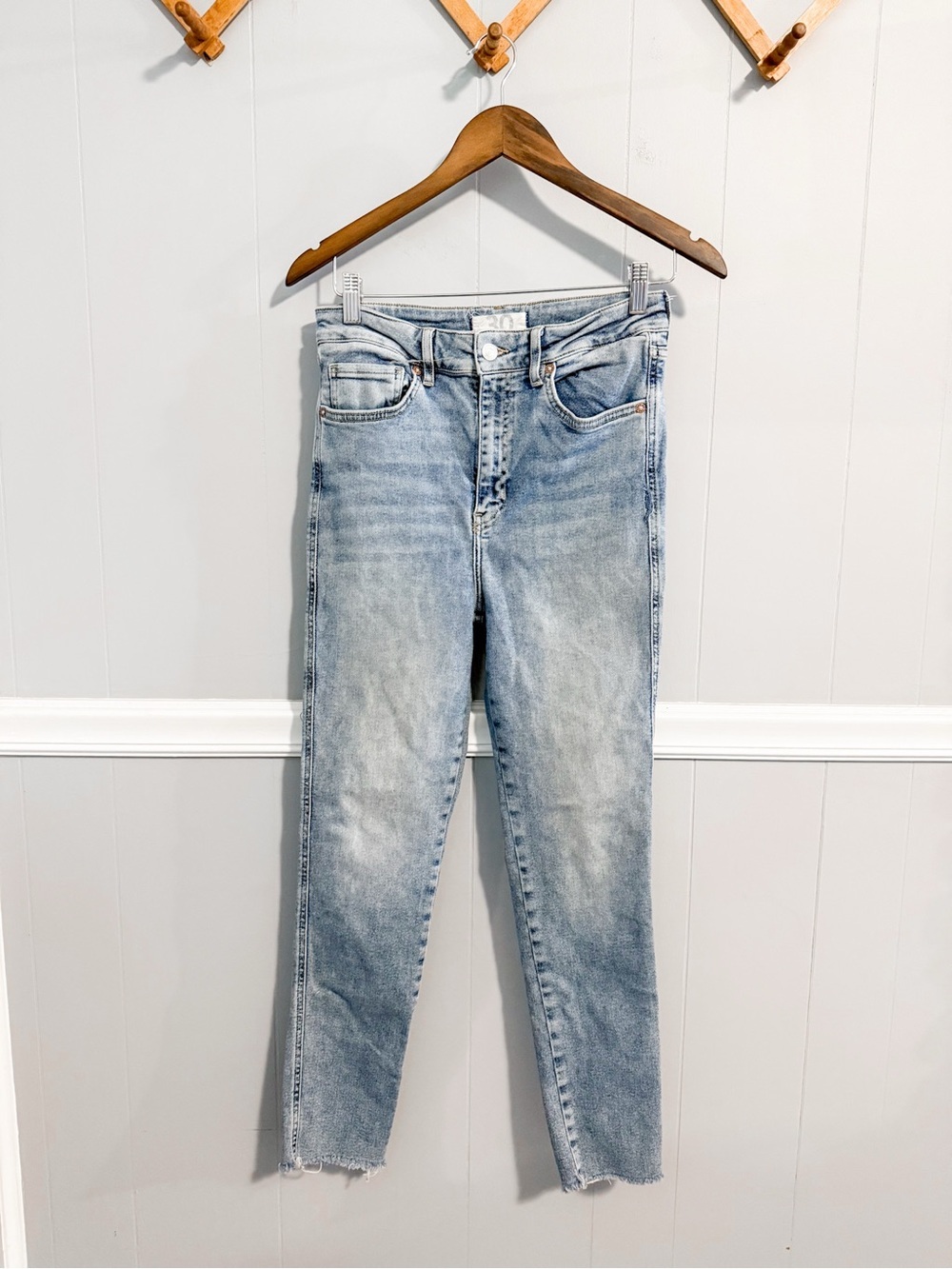 Free People We The Free Light Wash High-Rise Jeans